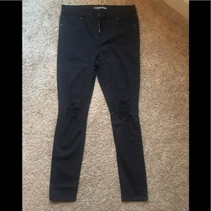 NWOT Express Black Jean Leggings